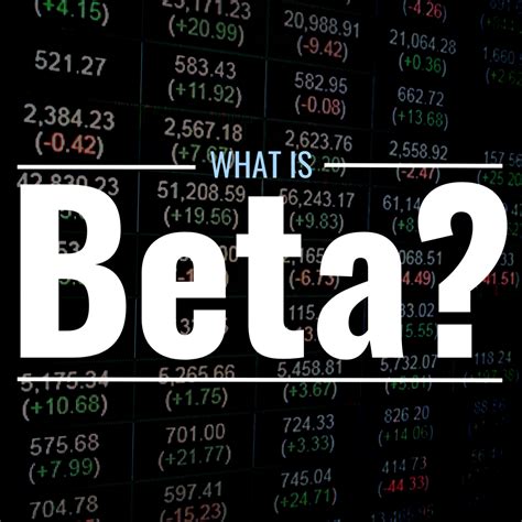 whats a beta|What Beta Means When Considering a Stock's Risk .